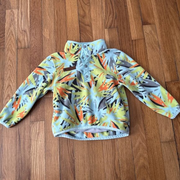 Obermeyer Boulder Fleece Snap Button Sweater Youth Size Small Pull Over - Picture 2 of 4